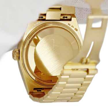 腕時計 ロレックス ROLEX オイスタークォーツ デイデイト 19018 80番 クオーツ メンズ メーカーOH済 80番台 K18YG無垢 ピラミッド文字盤