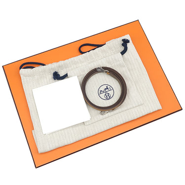 エルメス HERMES ミニケリードゥ カザック 外縫い エトゥープ×セサミ ヴォーエプソン 2WAYバッグ シルバー金具 グレージュ 茶