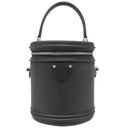 ルイヴィトン LOUIS VUITTON カンヌ M48032 ブラック エピレザー ハンドバッグ シルバー金具 黒 バニティバッグ 鍵欠品