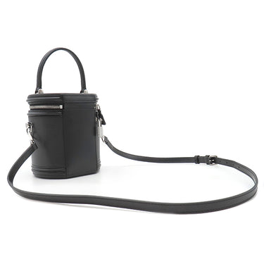 ルイヴィトン LOUIS VUITTON カンヌ M48032 ブラック エピレザー ハンドバッグ シルバー金具 黒 バニティバッグ 鍵欠品