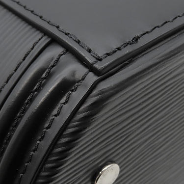ルイヴィトン LOUIS VUITTON カンヌ M48032 ブラック エピレザー ハンドバッグ シルバー金具 黒 バニティバッグ 鍵欠品