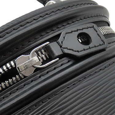 ルイヴィトン LOUIS VUITTON カンヌ M48032 ブラック エピレザー ハンドバッグ シルバー金具 黒 バニティバッグ 鍵欠品