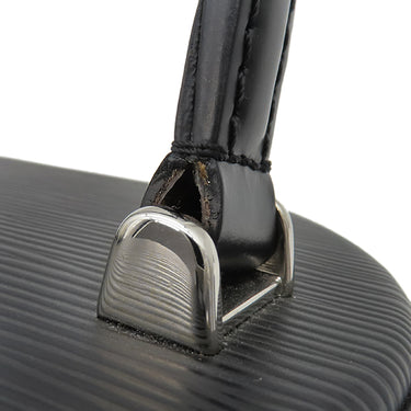 ルイヴィトン LOUIS VUITTON カンヌ M48032 ブラック エピレザー ハンドバッグ シルバー金具 黒 バニティバッグ 鍵欠品