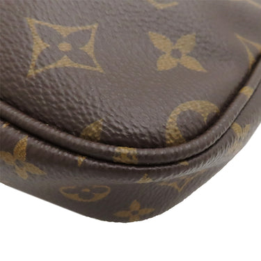 ルイヴィトン LOUIS VUITTON ミュルティ ポシェット アクセソワール M44813 カーキ モノグラムキャンバス ショルダーバッグ ガンメタル金具 ボディバッグ ポーチ