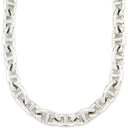 エルメス HERMES シェーヌダンクル MM シルバー シルバー925 ネックレス スターリングシルバー AG925 36コマ 2連ブレスレット