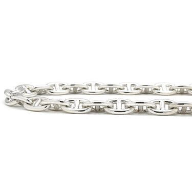 エルメス HERMES シェーヌダンクル MM シルバー シルバー925 ネックレス スターリングシルバー AG925 36コマ 2連ブレスレット