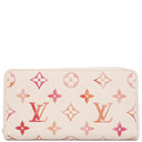 ルイヴィトン LOUIS VUITTON ジッピーウォレット M83505 サンライズ アクワレル モノグラムアンプラント 長財布 ゴールド金具 ラウンドファスナー グラデーション