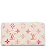ルイヴィトン LOUIS VUITTON ジッピーウォレット M83505 サンライズ アクワレル モノグラムアンプラント 長財布 ゴールド金具 ラウンドファスナー グラデーション