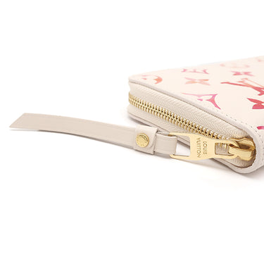 ルイヴィトン LOUIS VUITTON ジッピーウォレット M83505 サンライズ アクワレル モノグラムアンプラント 長財布 ゴールド金具 ラウンドファスナー グラデーション