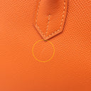 エルメス HERMES バーキン35 オレンジ ヴォーエプソン ハンドバッグ シルバー金具 オレンジ
