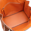 エルメス HERMES バーキン35 オレンジ ヴォーエプソン ハンドバッグ シルバー金具 オレンジ