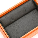 エルメス HERMES イリアード シェーヌダンクル ピンクXシルバー メタル エナメル ピアス ドロップ スイング