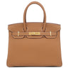 エルメス HERMES バーキン30 ゴールド トゴ ハンドバッグ ゴールド金具 茶