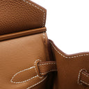 エルメス HERMES バーキン30 ゴールド トゴ ハンドバッグ ゴールド金具 茶