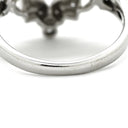ノンブランド NON BRAND イエローダイヤ 0.56ct ダイヤ デザインリング ホワイトゴールド K18WG ダイヤモンド リング 指輪 18K 750 WG ラウンドブリリアントカット 11号