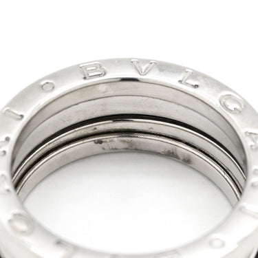ブルガリ BVLGARI ビーゼロワン B-zero1 2バンドリング ホワイトゴールド K18WG #51(JP11) リング 指輪 750 18金 10.5号