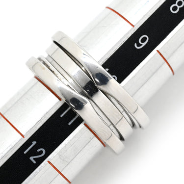 ブルガリ BVLGARI ビーゼロワン B-zero1 2バンドリング ホワイトゴールド K18WG #51(JP11) リング 指輪 750 18金 10.5号