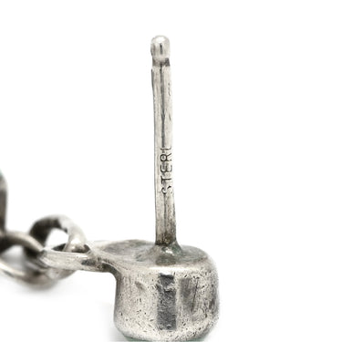 D.Lucio D.Lucio インディアンジュエリー マルチカラー シルバー925 珊瑚（コーラル） ホワイトマザーオブパール ピアス Ag925 SV925 サンゴ シェル 色石 赤 青 黒 白 ズニ族 ドロップ スイング