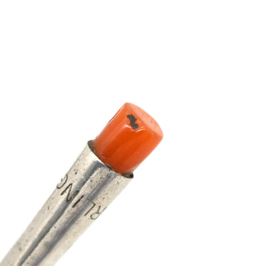 D.Lucio D.Lucio インディアンジュエリー マルチカラー シルバー925 珊瑚（コーラル） ホワイトマザーオブパール ピアス Ag925 SV925 サンゴ シェル 色石 赤 青 黒 白 ズニ族 ドロップ スイング