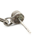 D.Lucio D.Lucio インディアンジュエリー マルチカラー シルバー925 珊瑚（コーラル） ホワイトマザーオブパール ピアス Ag925 SV925 サンゴ シェル 色石 赤 青 黒 白 ズニ族 ドロップ スイング