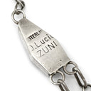 D.Lucio D.Lucio インディアンジュエリー マルチカラー シルバー925 珊瑚（コーラル） ホワイトマザーオブパール ピアス Ag925 SV925 サンゴ シェル 色石 赤 青 黒 白 ズニ族 ドロップ スイング