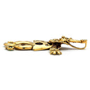 ノンブランド NON BRAND イエローゴールド×マルチカラー K18YG ダイヤモンド サファイア ルビー エメラルド ペンダントトップ Au750 18K 18金 ダイヤ マルチストーン ダンシングピエロモチーフ アンティーク