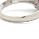 ノンブランド NON BRAND ルビー ダイヤリング プラチナシルバー Pt850 ルビー ダイヤモンド リング 指輪 レッド 赤 11号