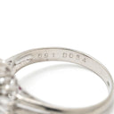 ノンブランド NON BRAND ルビー ダイヤリング プラチナシルバー Pt850 ルビー ダイヤモンド リング 指輪 レッド 赤 11号