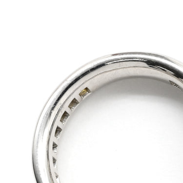 ノンブランド NON BRAND サファイアリング ホワイトゴールド×イエロー×ブルー×ホワイト K18WG サファイア リング 指輪 Au750 18K 18金 イエロー ブルー ホワイト カラーストーン 11号