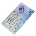 ノンブランド NON BRAND ルビー ダイヤ リング レッド×プラチナシルバー Pt900 ルビー ダイヤモンド リング 指輪 赤 プラチナム マット加工 つや消し 天然石 11号