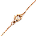 カルティエ Cartier アミュレット ドゥ カルティエ ピンク×ピンクゴールド K18PG ダイヤモンド ピンクオパール ネックレス 1P 1石 1粒 ダイヤ ピンクオパール ローズ