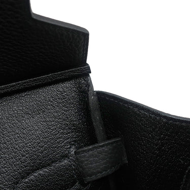エルメス HERMES バーキン30 ブラック トゴ ハンドバッグ シルバー金具 黒