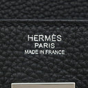 エルメス HERMES バーキン30 ブラック トゴ ハンドバッグ シルバー金具 黒