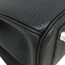 エルメス HERMES バーキン30 ブラック トゴ ハンドバッグ シルバー金具 黒