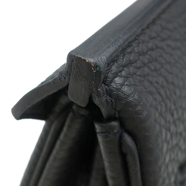 エルメス HERMES バーキン30 ブラック トゴ ハンドバッグ シルバー金具 黒