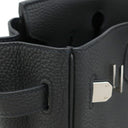 エルメス HERMES バーキン30 ブラック トゴ ハンドバッグ シルバー金具 黒