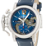 腕時計 グラハム GRAHAM クロノファイター ヴィンテージ ノーズアート ドラゴン 2CVAS.U16A 自動巻き メンズ 新品同様 ブルー 限定