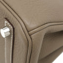 エルメス HERMES バーキン25 エトゥープ トゴ ハンドバッグ シルバー金具 グレージュ