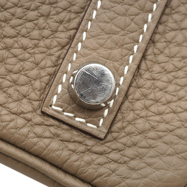 エルメス HERMES バーキン25 エトゥープ トゴ ハンドバッグ シルバー金具 グレージュ