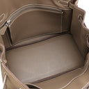 エルメス HERMES バーキン25 エトゥープ トゴ ハンドバッグ シルバー金具 グレージュ