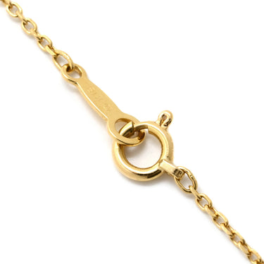 ノンブランド NON BRAND ダイヤ クロスペンダント イエローゴールド K18YG ダイヤモンド ネックレス 十字架 11石 11P