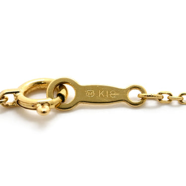 ノンブランド NON BRAND ダイヤ クロスペンダント イエローゴールド K18YG ダイヤモンド ネックレス 十字架 11石 11P