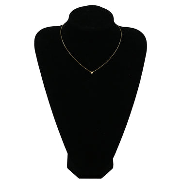 アーカー AHKAH ハートパヴェ VC0104 イエローゴールド K18YG ダイヤモンド ネックレス AHKAH Au750 18K 18金 ダイヤ ペンダント チェーン