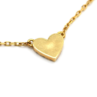 アーカー AHKAH ハートパヴェ VC0108010500 イエローゴールド K18YG ダイヤモンド ブレスレット AHKAH Au750 18K 18金 ダイヤ