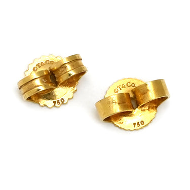 ティファニー Tiffany & Co ダブル ハート ドロップ スウィング チェーン イエローゴールド K18YG ピアス T&Co. Au750 18K 18金 ハートモチーフ ドロップピアス