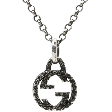 グッチ GUCCI インターロッキングG シルバー シルバー925 ネックレス AG925