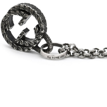 グッチ GUCCI インターロッキングG シルバー シルバー925 ネックレス AG925
