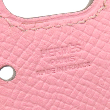 エルメス HERMES ドリング ローズコンフェッティ ヴォーエプソン 小物 イヤホンホルダー