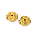 エルメス HERMES ポップアッシュ Hピアス ブラックXゴールド GP エナメル ピアス ゴールド金具 H型