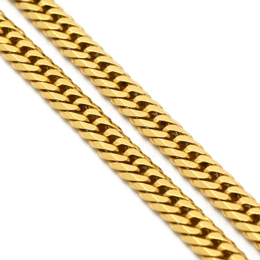 喜平 KIHEI K18 18金 45.2cm 11.7g 6面 ダブル Ｗ イエローゴールド K18YG ネックレス 造幣局検定マーク ※ショッピングローン対応していません